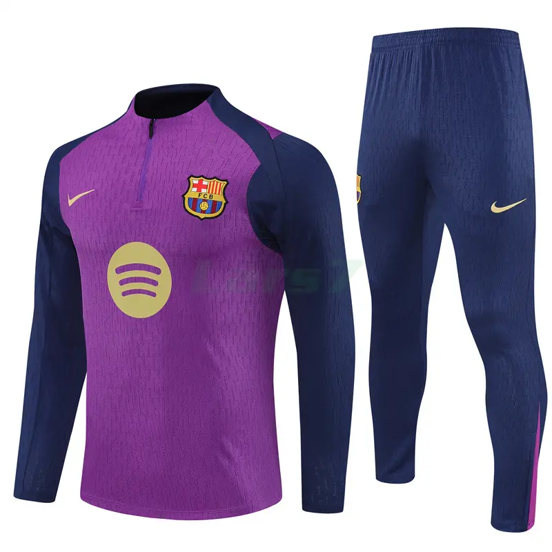 Sudadera De Entrenamiento Barcelona 2025/2026 Kit Morado/Azul Marino (EDICIÓN JUGADOR) Sudadera De Entrenamiento Barcelona 2025/2026 Kit Morado/Azul Marino (EDICIÓN JUGADOR)
