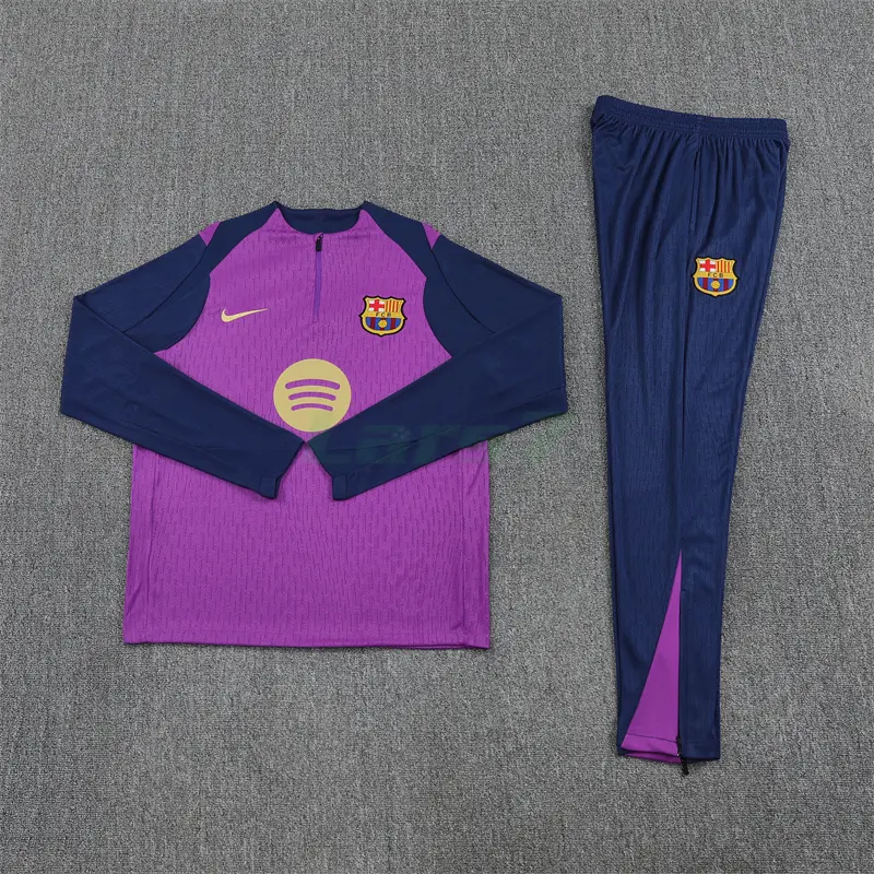Sudadera De Entrenamiento Barcelona 2025/2026 Kit Morado/Azul Marino (EDICIÓN JUGADOR) Sudadera De Entrenamiento Barcelona 2025/2026 Kit Morado/Azul Marino (EDICIÓN JUGADOR)