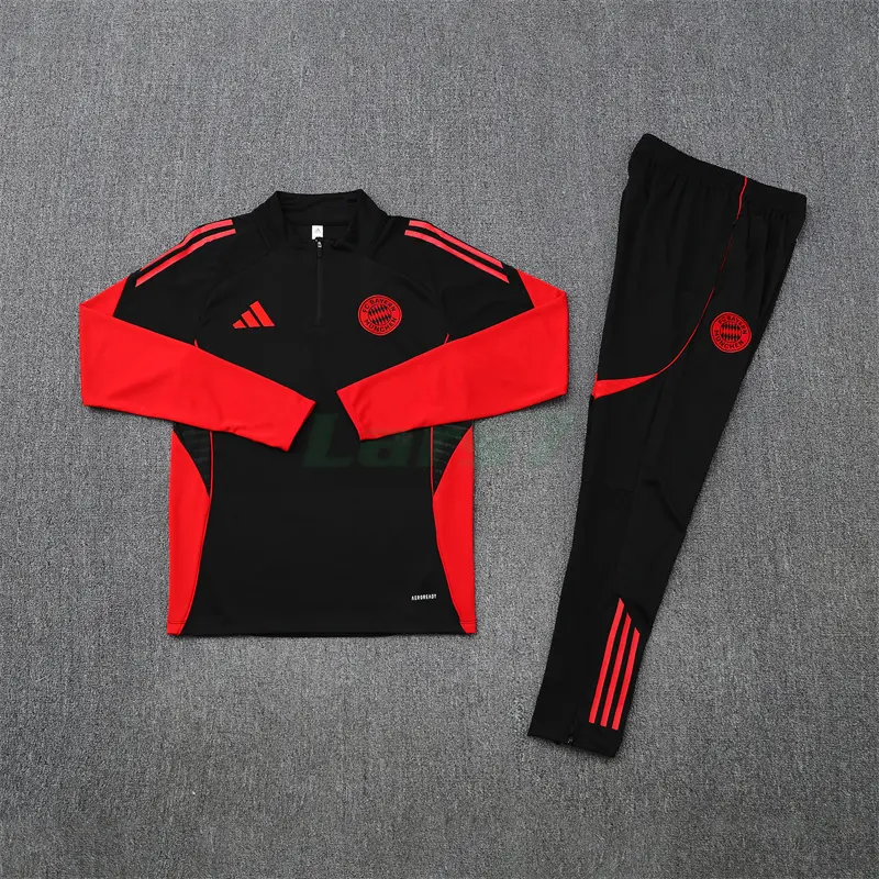 Sudadera De Entrenamiento Bayern Múnich 2025/2026 Kit Negro/Rojo