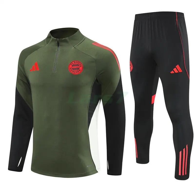 Sudadera De Entrenamiento Bayern Múnich 2025/2026 Kit Verde/Negro Sudadera De Entrenamiento Bayern Múnich 2025/2026 Kit Verde/Negro