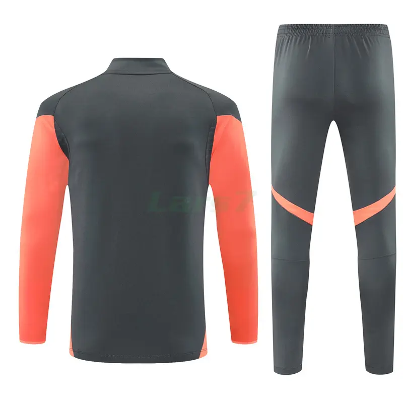 Sudadera De Entrenamiento Bayern Múnich 2025/2026 Niño Kit Gris/Naranja