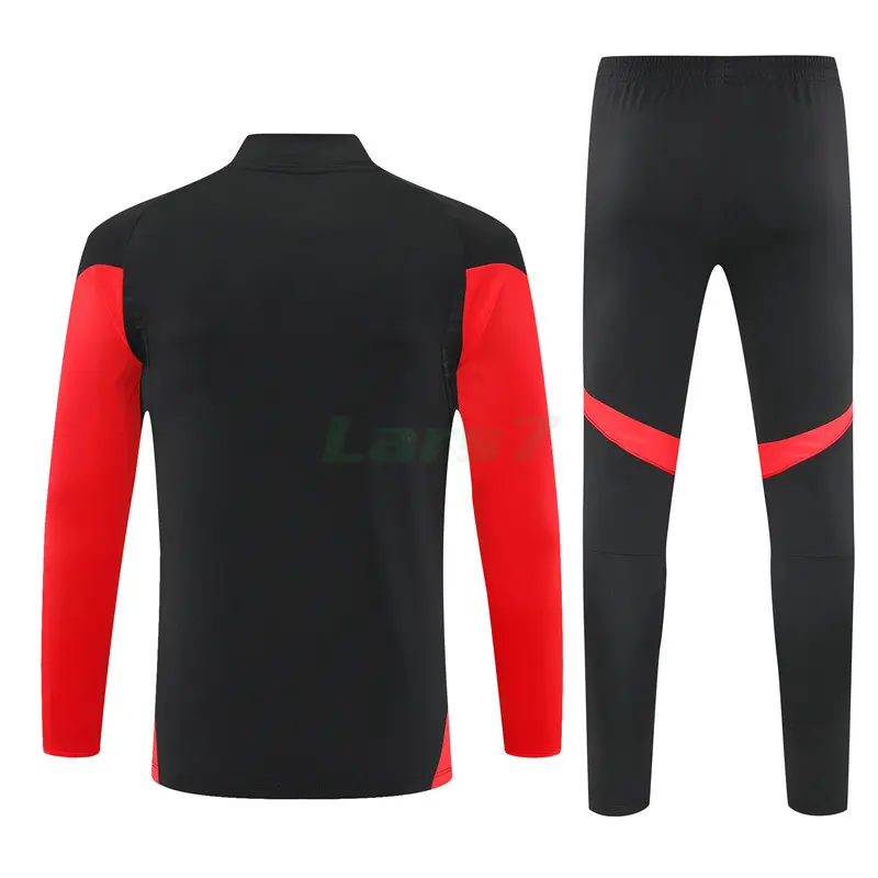 Sudadera De Entrenamiento Bayern Múnich 2025/2026 Niño Kit Negro/Rojo