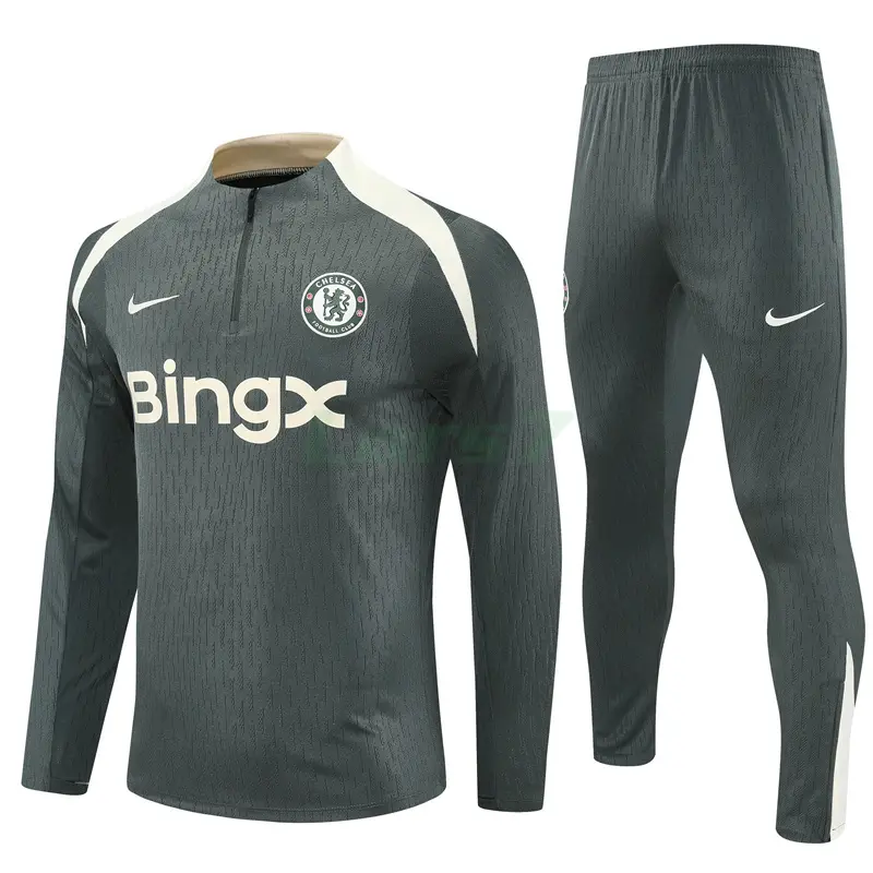 Sudadera De Entrenamiento Chelsea 2025/2026 Kit Verde Militar (EDICIÓN JUGADOR) Sudadera De Entrenamiento Chelsea 2025/2026 Kit Verde Militar (EDICIÓN JUGADOR)