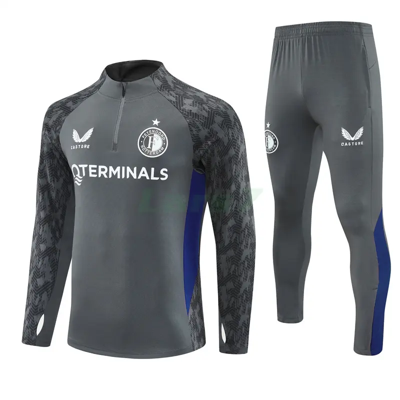 Sudadera De Entrenamiento Feyenoord 2025/2026 Kit Gris Oscuro
