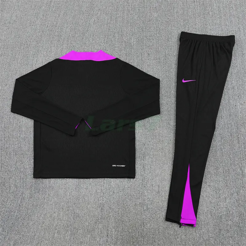 Sudadera De Entrenamiento Inglaterra 2025 Kit Negro/Morado (EDICIÓN JUGADOR)