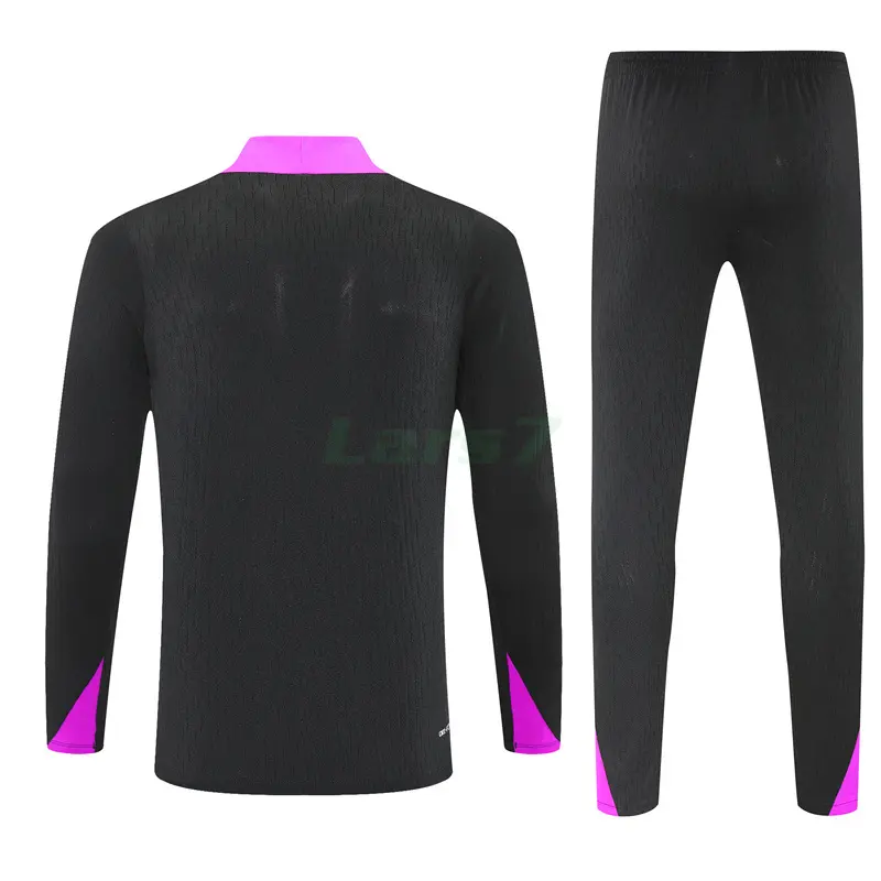 Sudadera De Entrenamiento Inglaterra 2025 Niño Kit Negro/Morado (EDICIÓN JUGADOR)