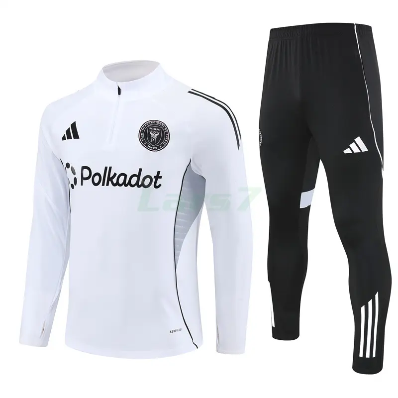 Sudadera De Entrenamiento Inter Miami 2025/2026 Kit Blanco Sudadera De Entrenamiento Inter Miami 2025/2026 Kit Blanco
