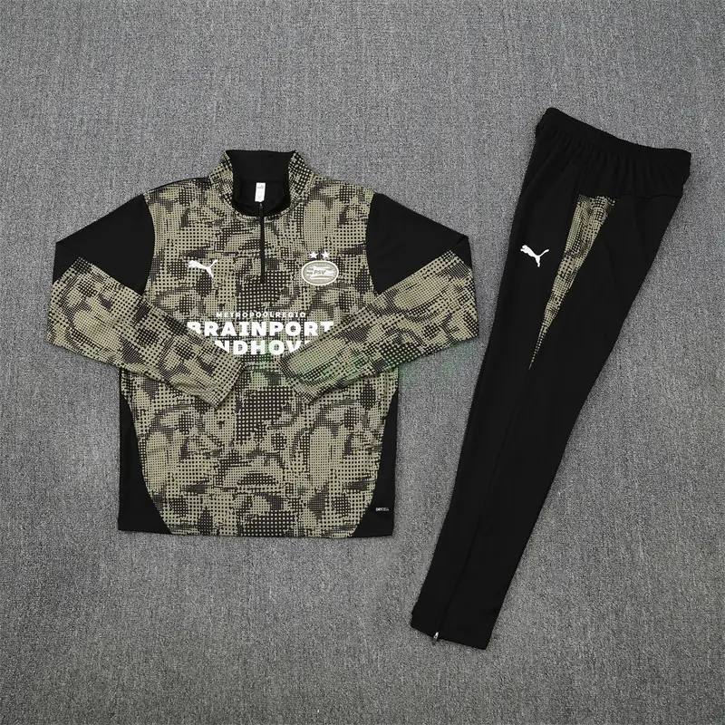 Sudadera De Entrenamiento Leverkusen 2025/2026 Kit Negro con Estampado Camuflaje