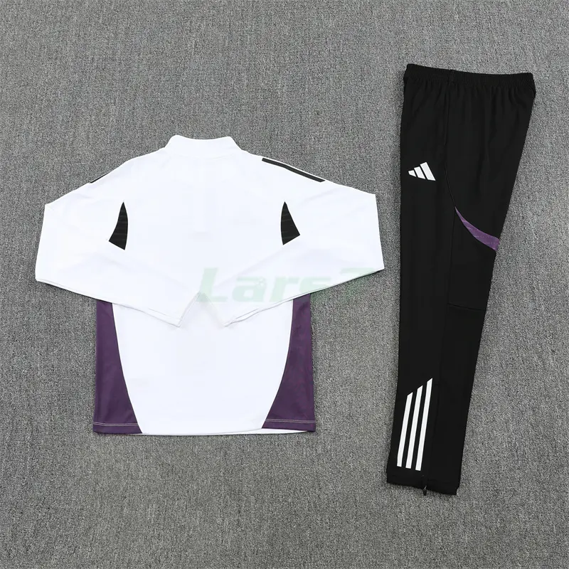Sudadera De Entrenamiento Manchester United 2025/2026 Kit Blanco/Morado