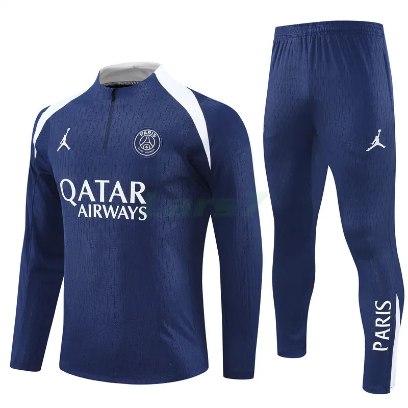 Sudadera De Entrenamiento PSG 2025/2026 Kit Azul Marino/Blanco (EDICIÓN JUGADOR)