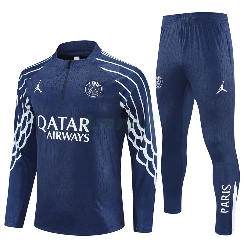 Sudadera De Entrenamiento PSG 2025/2026 Kit Azul Marino Edición UCL Sudadera De Entrenamiento PSG 2025/2026 Kit Azul Marino Edición UCL
