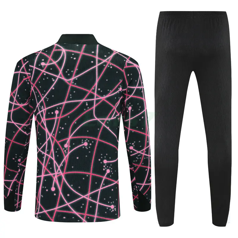 Sudadera De Entrenamiento PSG 2025/2026 Kit Negro/Rosa con Estampado Camuflaje