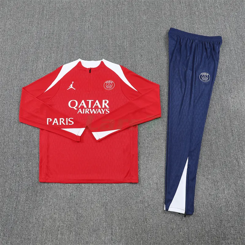Sudadera De Entrenamiento PSG 2025/2026 Kit Rojo/Blanco (EDICIÓN JUGADOR) Sudadera De Entrenamiento PSG 2025/2026 Kit Rojo/Blanco (EDICIÓN JUGADOR)