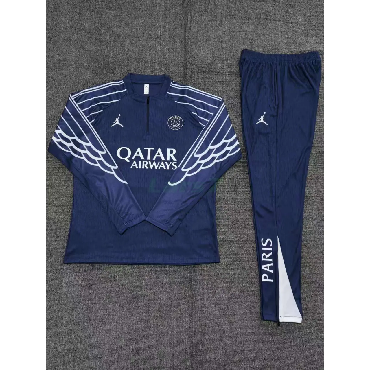 Sudadera De Entrenamiento PSG 2025/2026 Niño Kit Azul Marino Edición UCL
