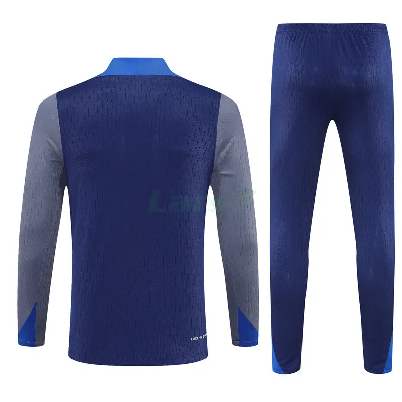 Sudadera De Entrenamiento PSG 2025/2026 Niño Kit Azul Marino/Gris (EDICIÓN JUGADOR)