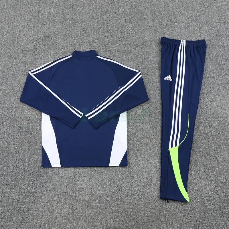 Sudadera De Entrenamiento Real Madrid 2025/2026 Kit Azul Real/Blanco Edición Retro