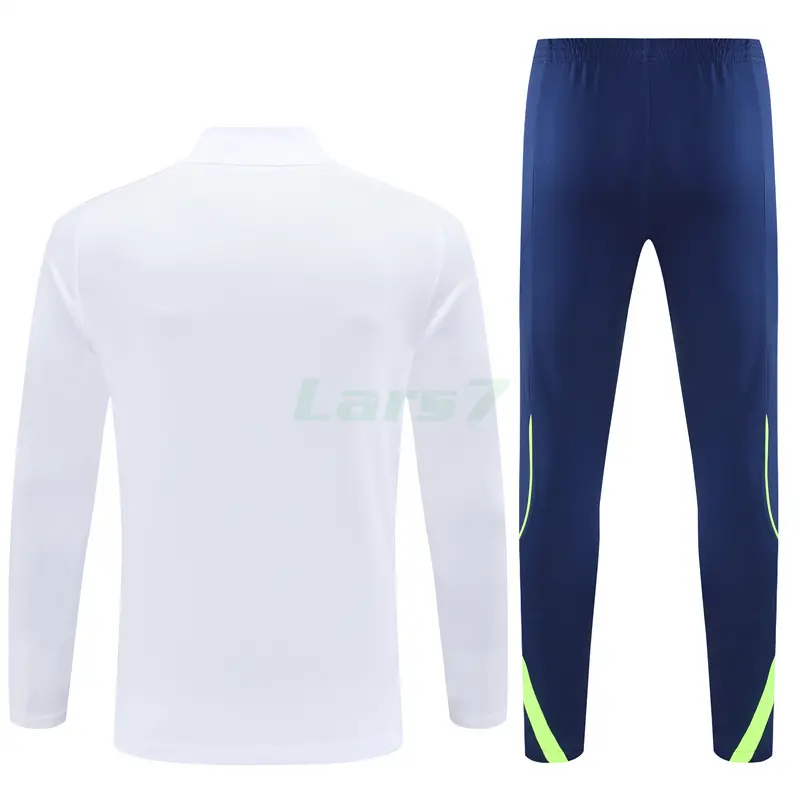 Sudadera De Entrenamiento Real Madrid 2025/2026 Niño Kit Blanco Edición Retro