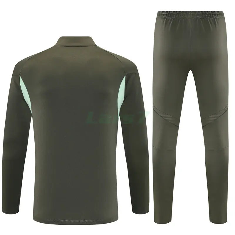 Sudadera De Entrenamiento Real Madrid 2025/2026 Niño Kit Verde Militar