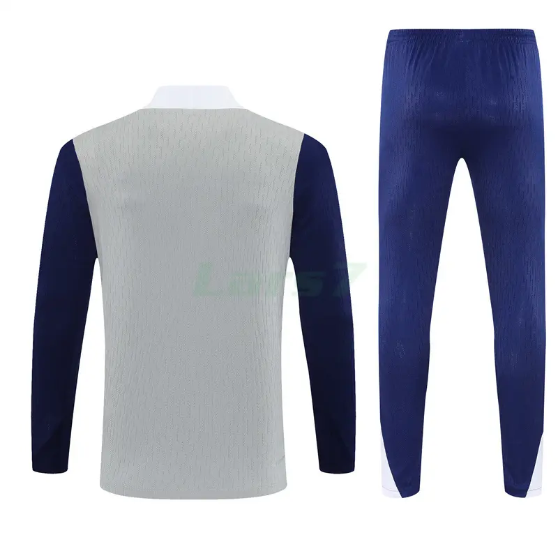 Sudadera De Entrenamiento Tottenham Hotspur 2025/2026 Kit Gris/Azul (EDICIÓN JUGADOR)