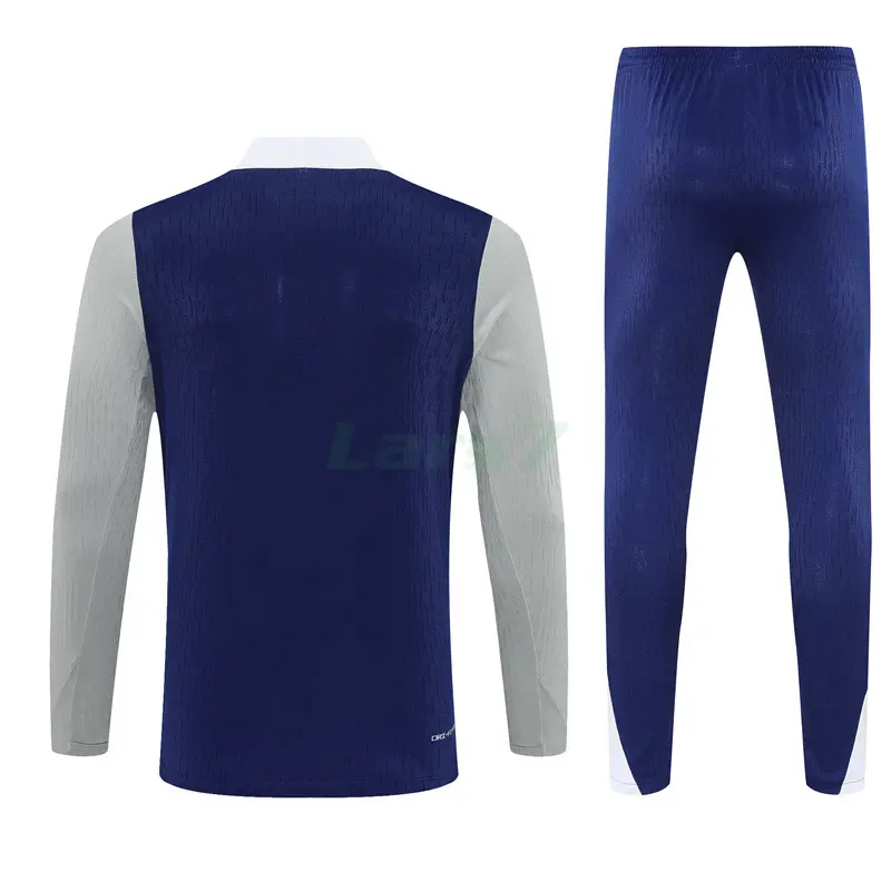 Sudadera De Entrenamiento Tottenham Hotspur 2025/2026 Niño Kit Azul/Gris (EDICIÓN JUGADOR)