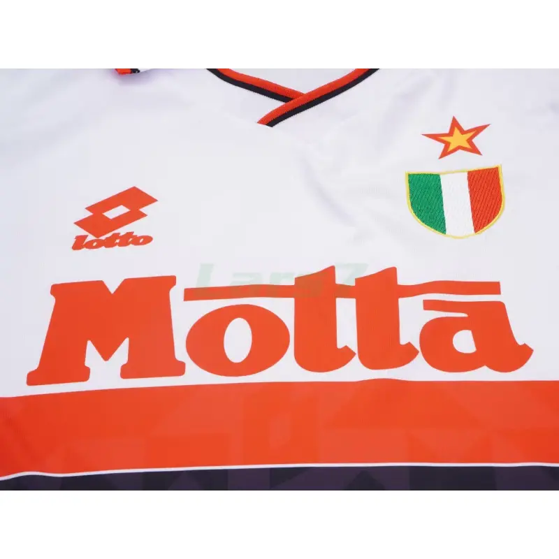 Camiseta AC Milan 2ª Equipación Retro 1993/94 Blanco Niño Kit
