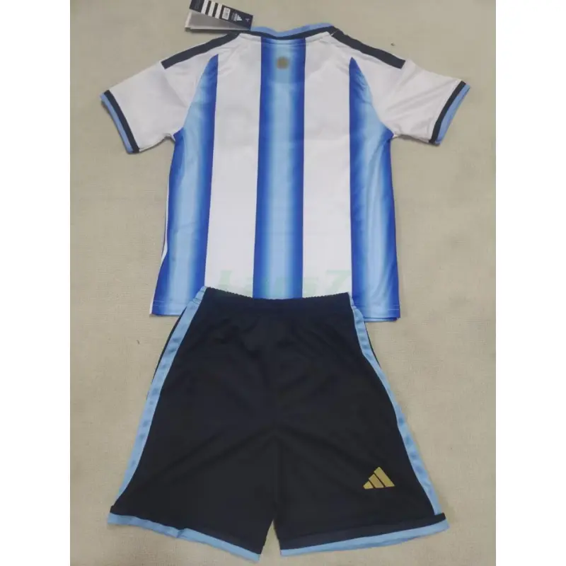 Camiseta Argentina 1ª Equipación 2026 Azul/Blanco Niño Kit