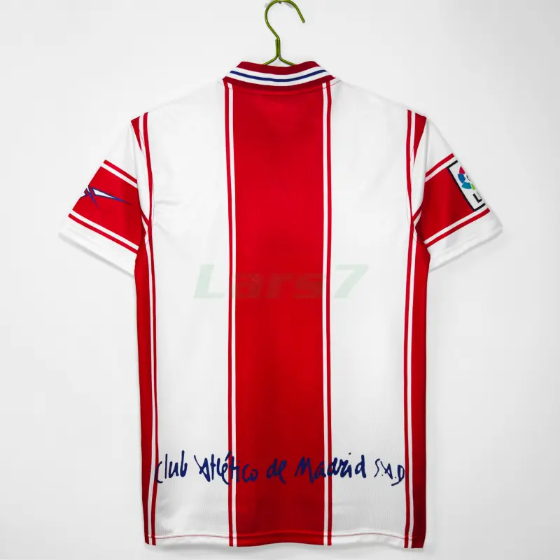 Camiseta Atletico de Madrid 1ª Equipación Retro 1999/00 Blanco/Rojo
