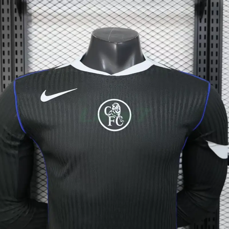 Camiseta Chelsea 3ª Equipación 2025/2026 ML Negro (EDICIÓN JUGADOR)
