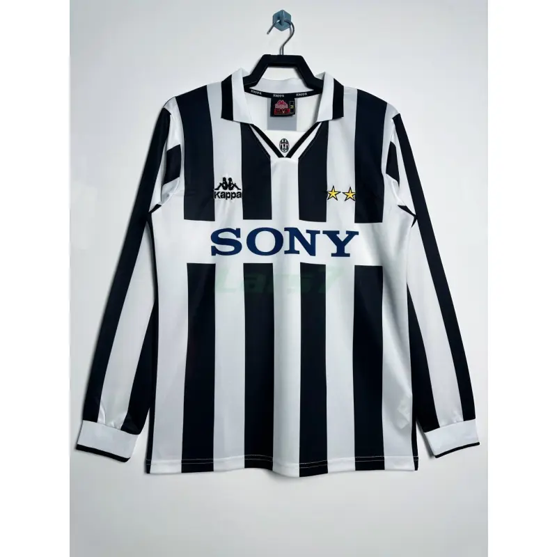 Camiseta Juventus 1ª Equipación Retro 1995/97 ML Blanco/Negro