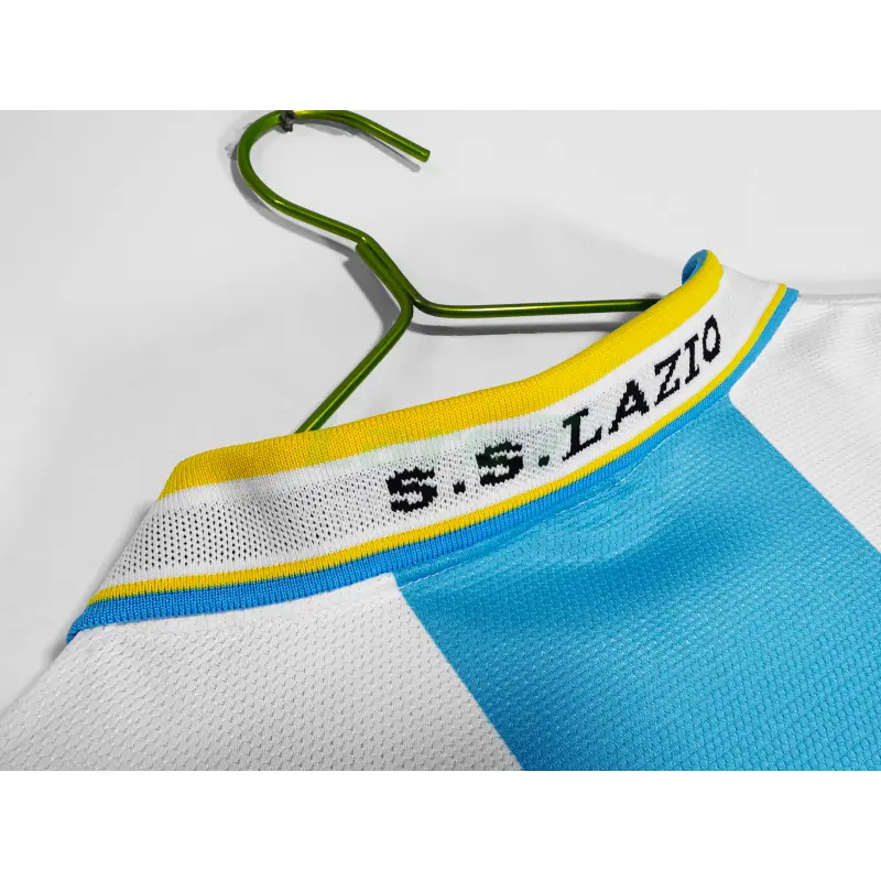 Camiseta Lazio 1ª Equipación Retro 1999/00 Blanco/Azul