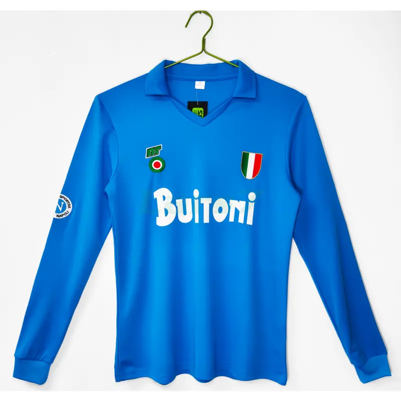 Camiseta Napoli 1ª Equipación Retro 1987/88 ML Azul
