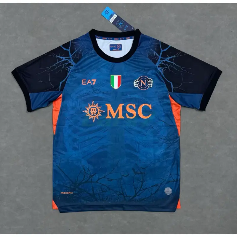 Camiseta Napoli 2025/2026 Edición Especial de Halloween Azul