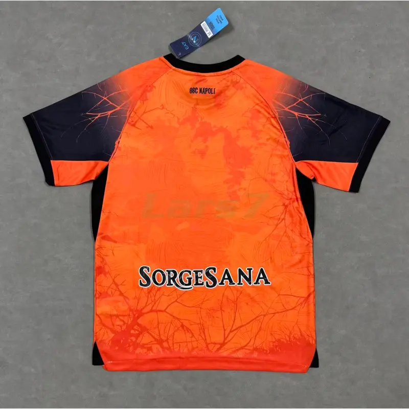 Camiseta Napoli 2025/2026 Edición Especial de Halloween Naranja