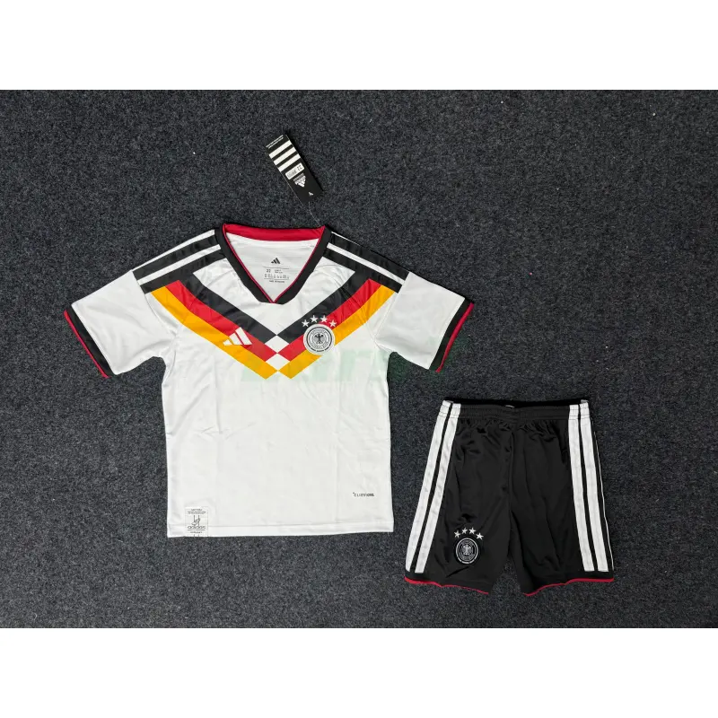 Camiseta Alemania 1ª Equipación 2026 Blanco Niño Kit