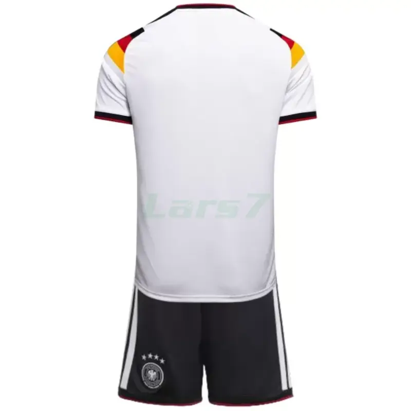 Camiseta Alemania 1ª Equipación Mundial 2026 Blanco Niño Kit