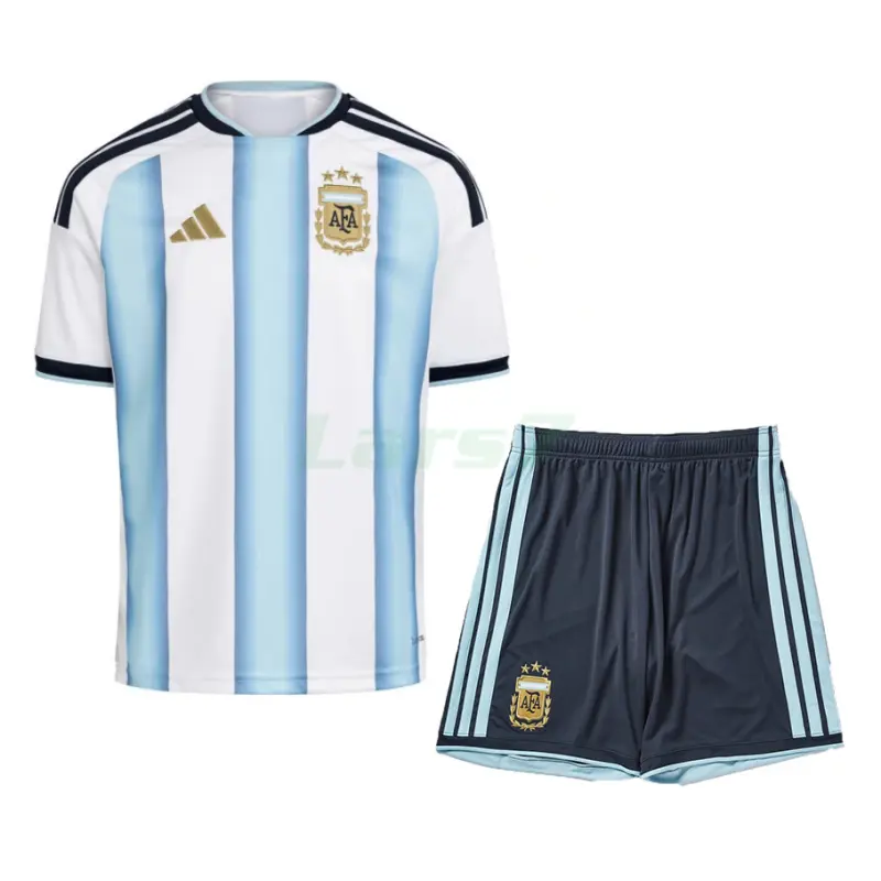 Camiseta Argentina 1ª Equipación 2026 Azul/Blanco Niño Kit