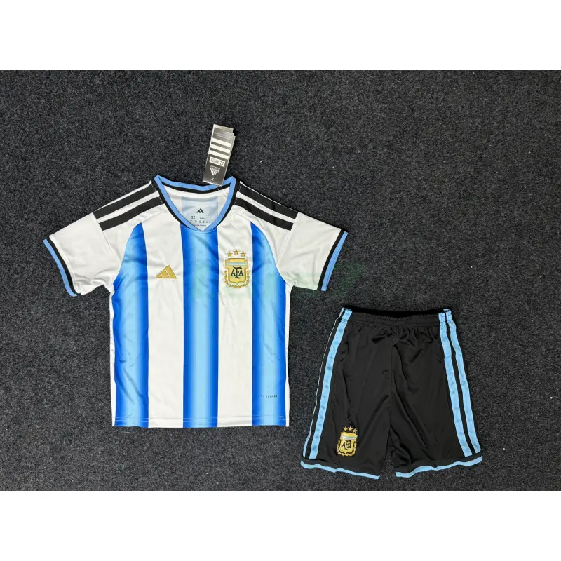 Camiseta Argentina 1ª Equipación 2026 Azul/Blanco Niño Kit