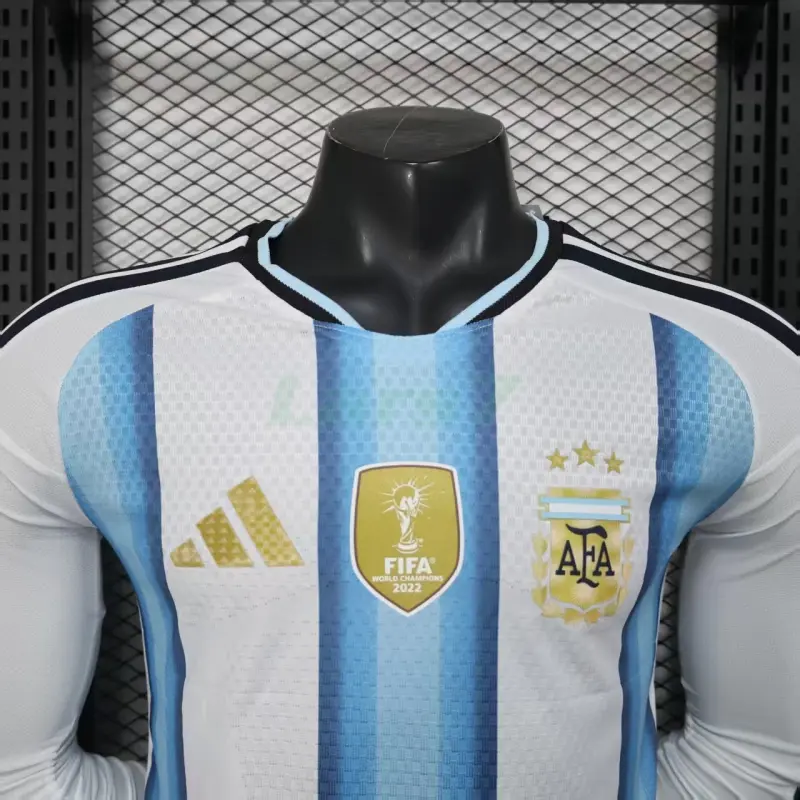Camiseta Argentina 1ª Equipación 2026 ML Azul/Blanco (EDICIÓN JUGADOR)