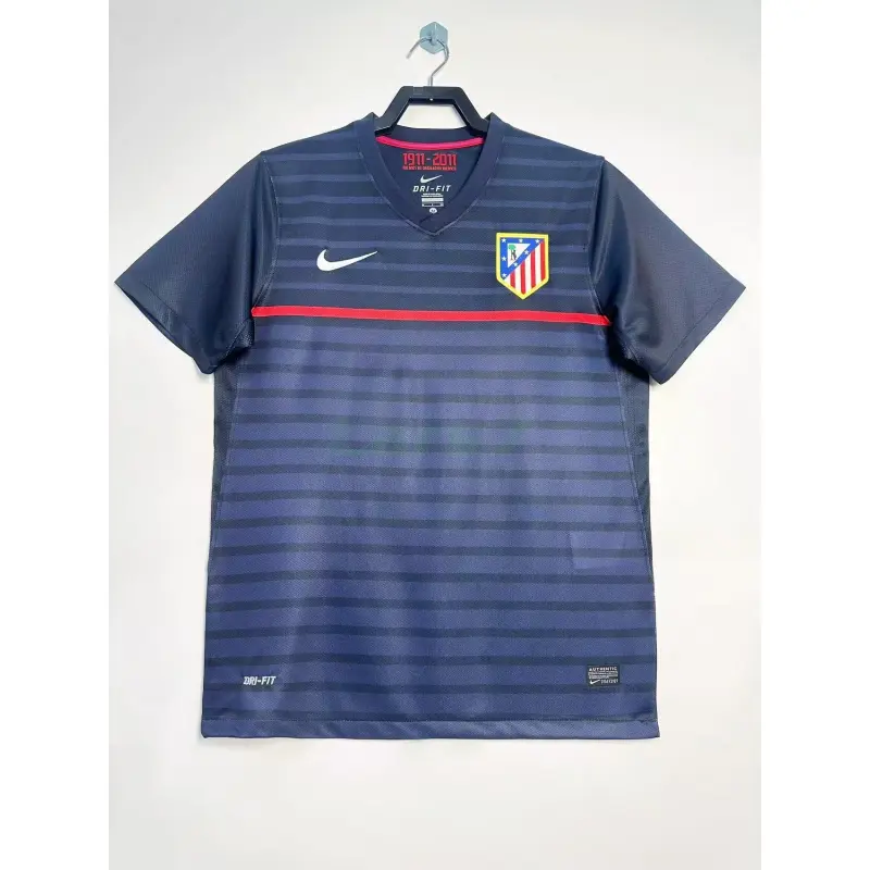 Camiseta Atlético de Madrid 2ª Equipación Retro 2011/12 Azul