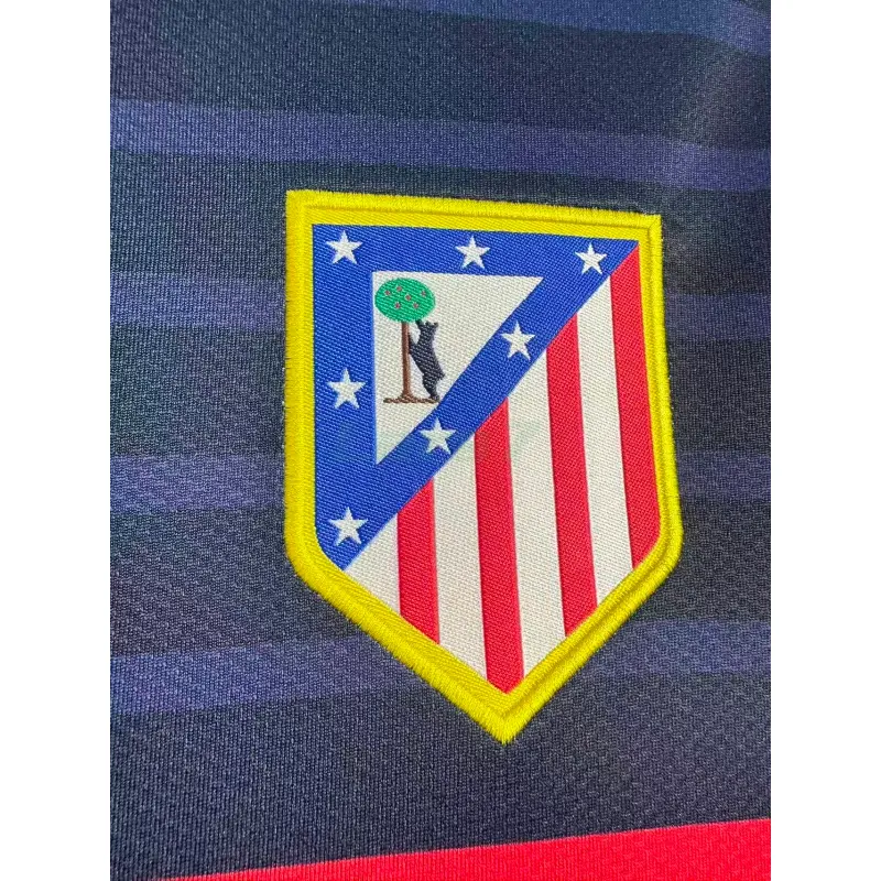 Camiseta Atlético de Madrid 2ª Equipación Retro 2011/12 Azul