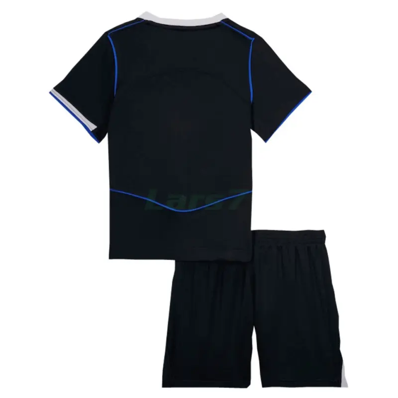 Camiseta Chelsea 3ª Equipación 2025/2026 Negro Niño Kit