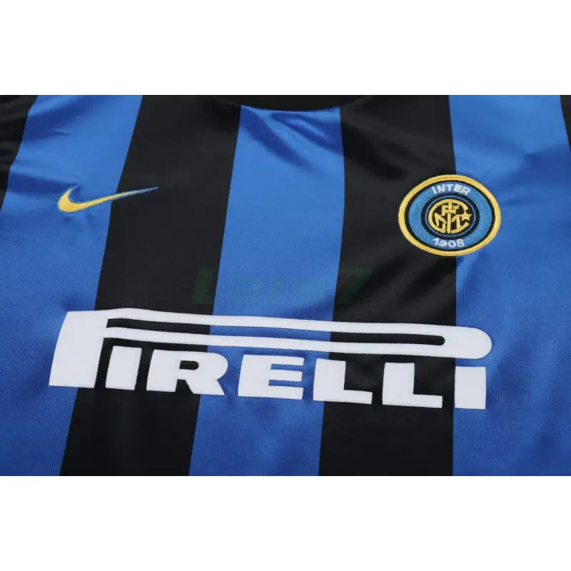 Camiseta Inter de Milan 1ª Equipación Retro 1999/00 Azul/Negro Niño Kit