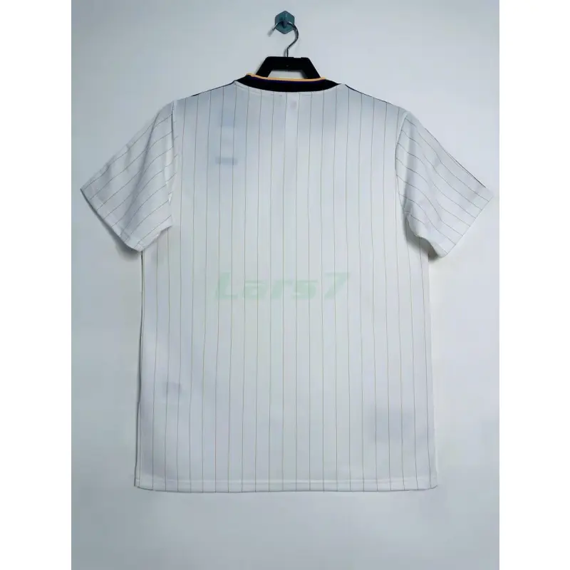 Camiseta Manchester United Terrace Icons Retro 2025/26 Blanco/Amarillo