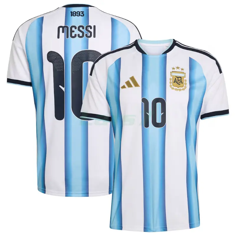 Camiseta Messi 10 Argentina 1ª Equipación 2026 Azul/Blanco