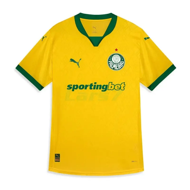 Camiseta Palmeiras 3ª Equipación 2025/2026 Amarillo