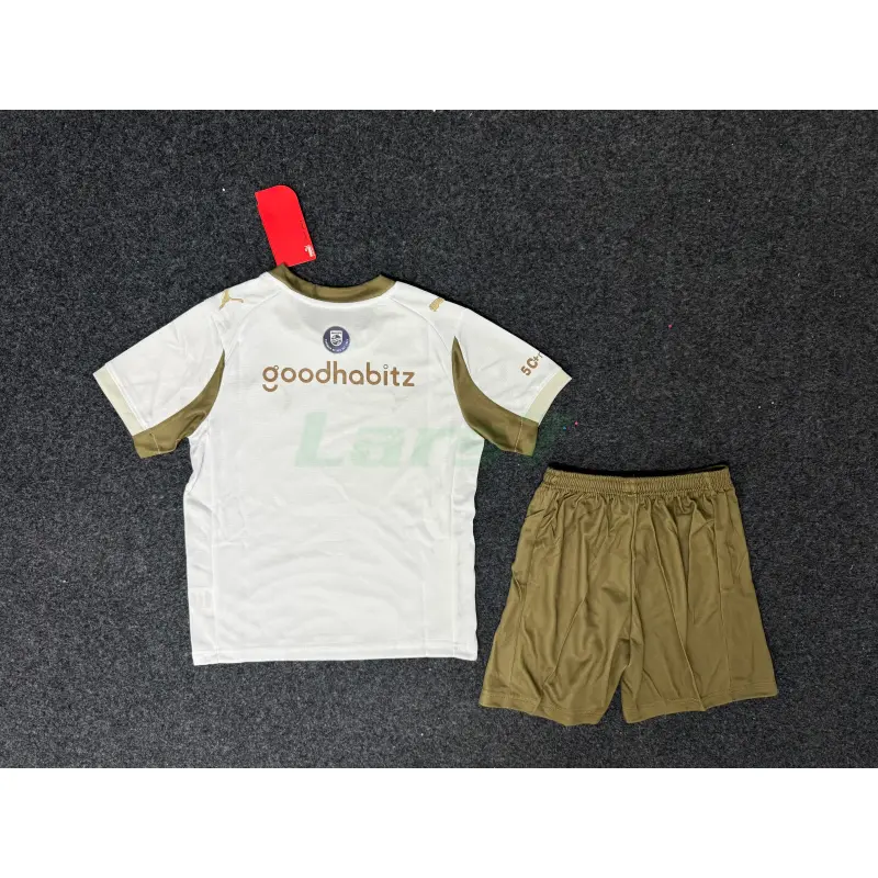 Camiseta PSV Eindhoven 3ª Equipación 2025/2026 Beige Niño Kit