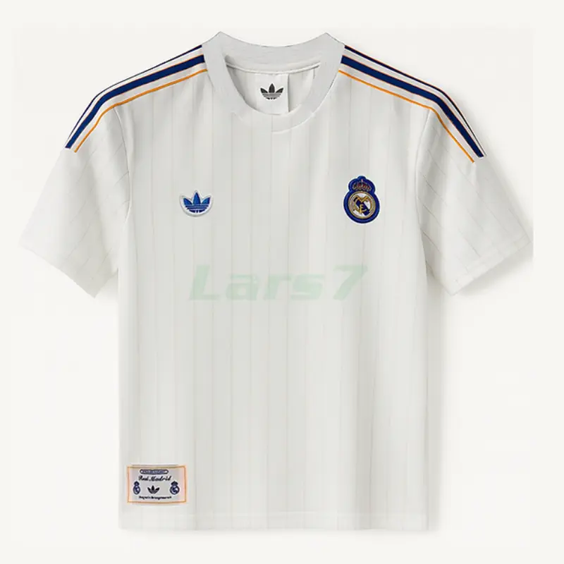 Camiseta Real Madrid Terrace Icons Retro 2025/26 Blanco