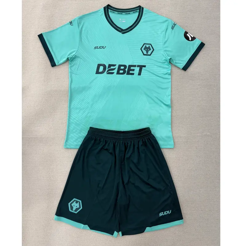 Camiseta Wolverhampton Wanderers 2ª Equipación 2025/2026 Verde Azulado