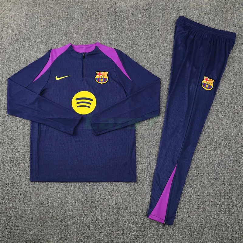 Sudadera De Entrenamiento Barcelona 2025/2026 Kit Azul/Morado (EDICIÓN JUGADOR)