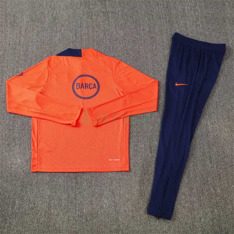 Sudadera De Entrenamiento Barcelona 2025/2026 Kit Naranja (EDICIÓN JUGADOR)